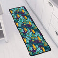 Vintage Toucan Pattern Print Long Kitchen Mat