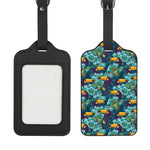 Vintage Toucan Pattern Print Luggage Tag