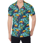 Vintage Toucan Pattern Print Men's Shirt