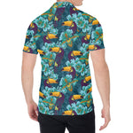 Vintage Toucan Pattern Print Men's Shirt