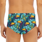Vintage Toucan Pattern Print Men's Triangle Swim Briefs