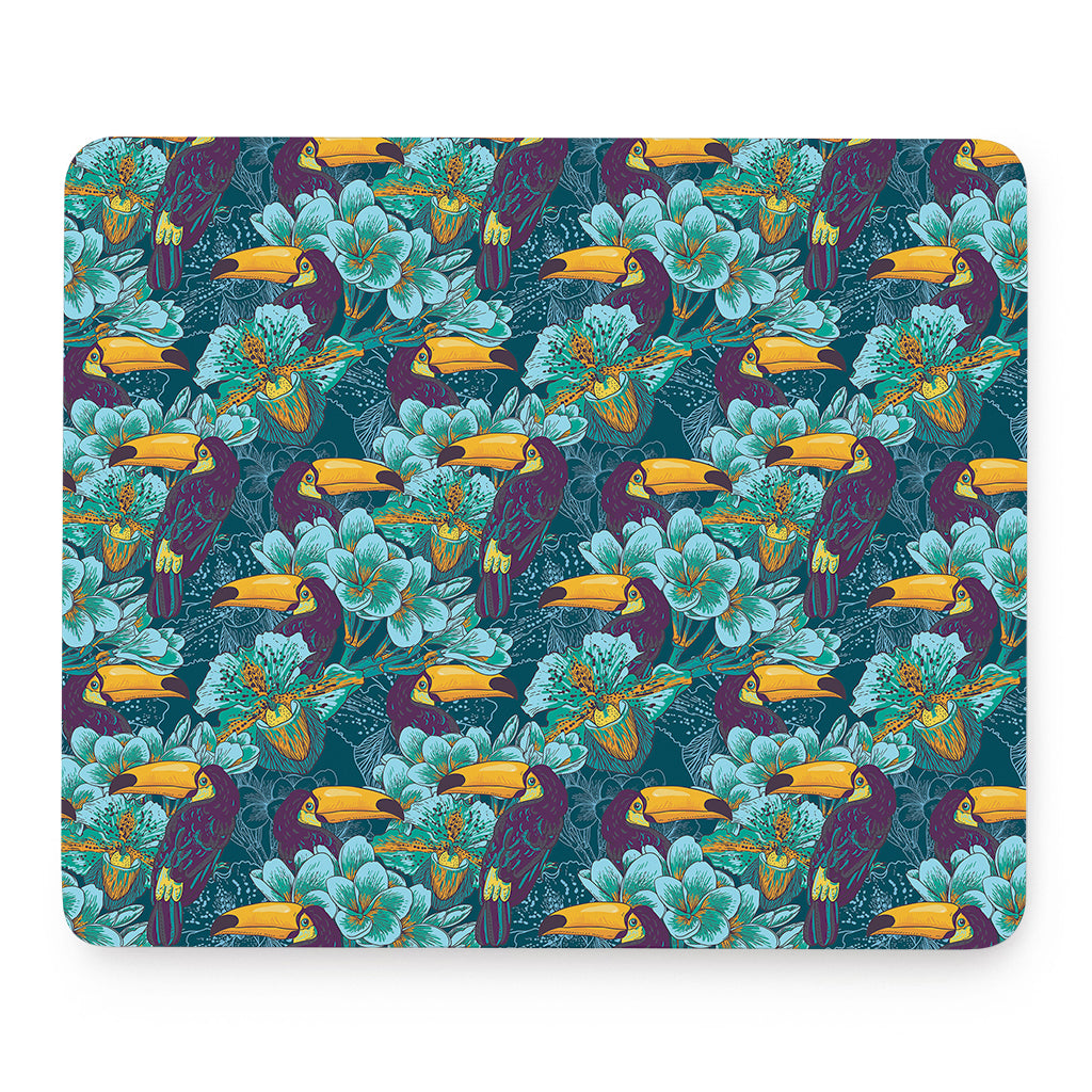 Vintage Toucan Pattern Print Mouse Pad