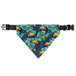 Vintage Toucan Pattern Print Over The Collar Dog Bandana