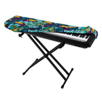 Vintage Toucan Pattern Print Piano Keyboard Cover