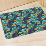 Vintage Toucan Pattern Print Polyester Doormat