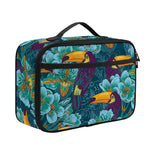 Vintage Toucan Pattern Print Portable Lunch Bag