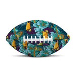 Vintage Toucan Pattern Print Rugby Ball