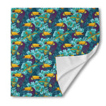 Vintage Toucan Pattern Print Silk Bandana