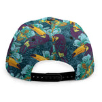 Vintage Toucan Pattern Print Snapback Cap