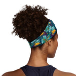 Vintage Toucan Pattern Print Sports Headband