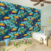 Vintage Toucan Pattern Print Wall Sticker