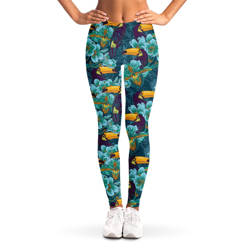 Vintage Toucan Pattern Print Women's Leggings