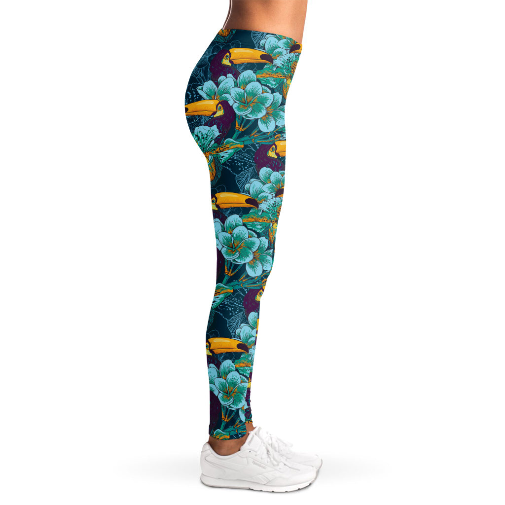 Vintage Toucan Pattern Print Women's Leggings