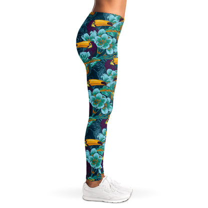 Vintage Toucan Pattern Print Women's Leggings
