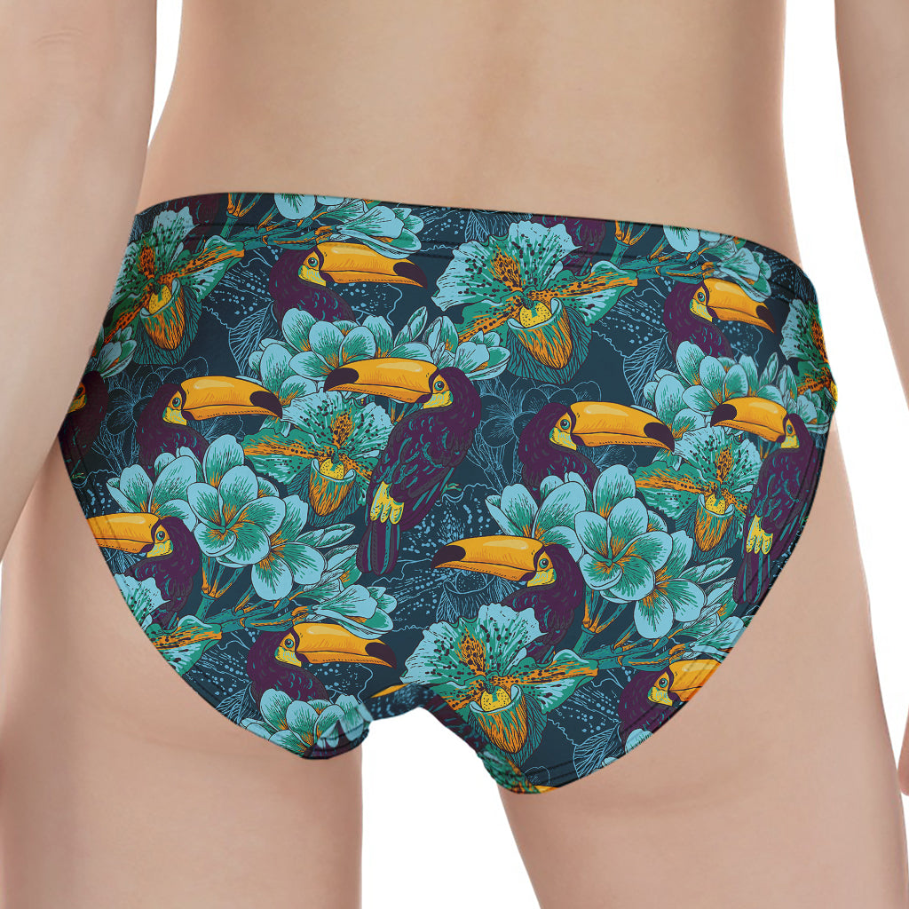 Vintage Toucan Pattern Print Women's Panties