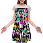 Vintage Tribal Aztec Pattern Print Adjustable Apron