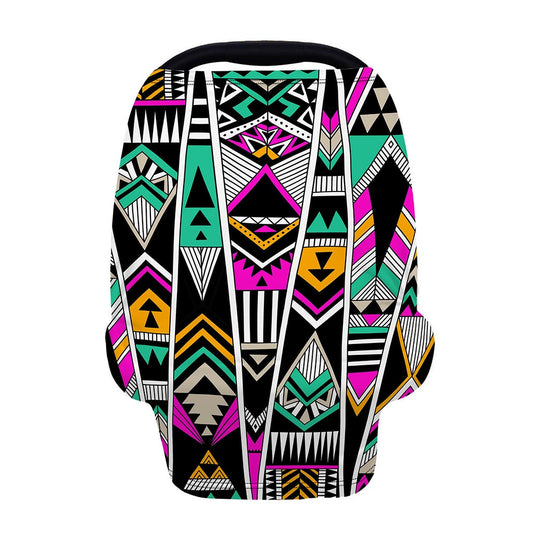 Vintage Tribal Aztec Pattern Print Baby Seat Cover