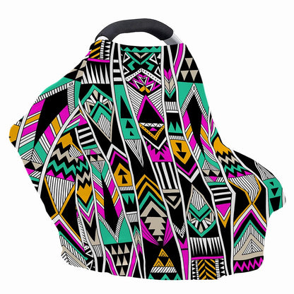 Vintage Tribal Aztec Pattern Print Baby Seat Cover
