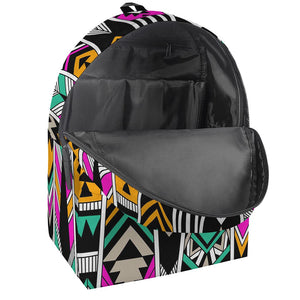 Vintage Tribal Aztec Pattern Print Backpack