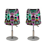 Vintage Tribal Aztec Pattern Print Bar Stool Covers