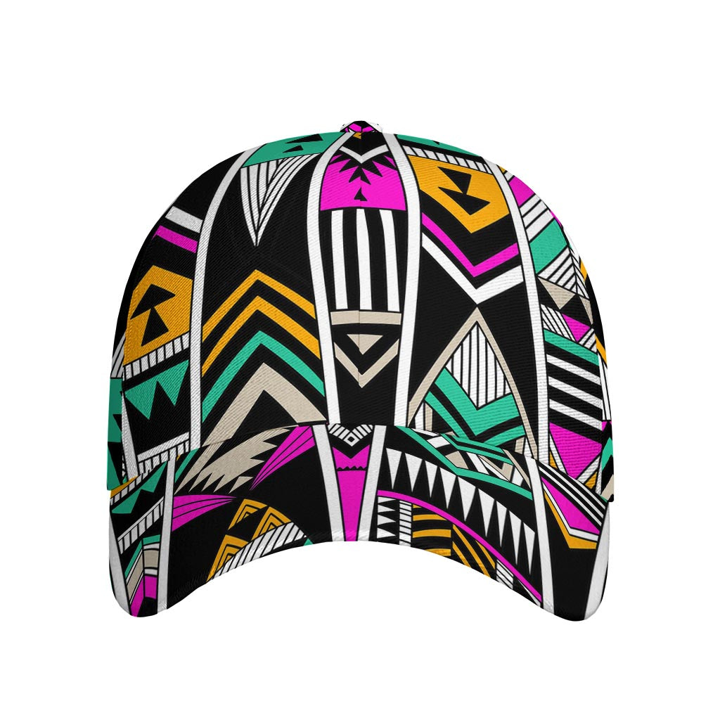 Vintage Tribal Aztec Pattern Print Baseball Cap