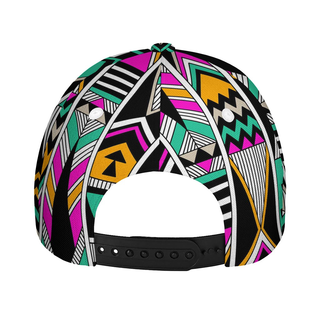 Vintage Tribal Aztec Pattern Print Baseball Cap