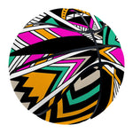 Vintage Tribal Aztec Pattern Print Basketball