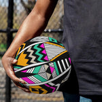 Vintage Tribal Aztec Pattern Print Basketball