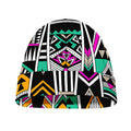 Vintage Tribal Aztec Pattern Print Beanie