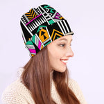 Vintage Tribal Aztec Pattern Print Beanie