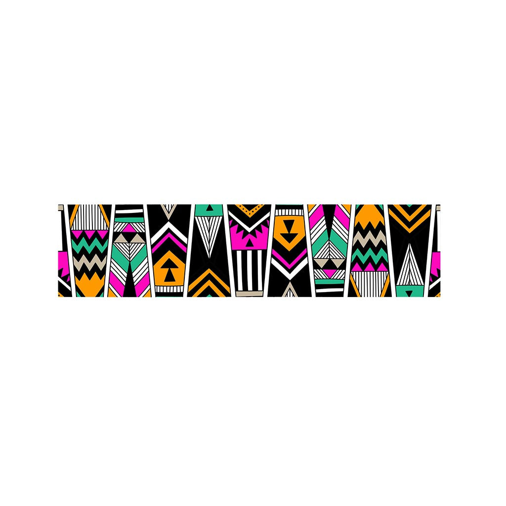 Vintage Tribal Aztec Pattern Print Bed Runner