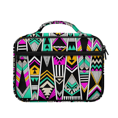 Vintage Tribal Aztec Pattern Print Briefcase Bible Bag