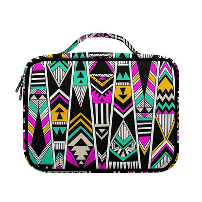 Vintage Tribal Aztec Pattern Print Briefcase Bible Bag