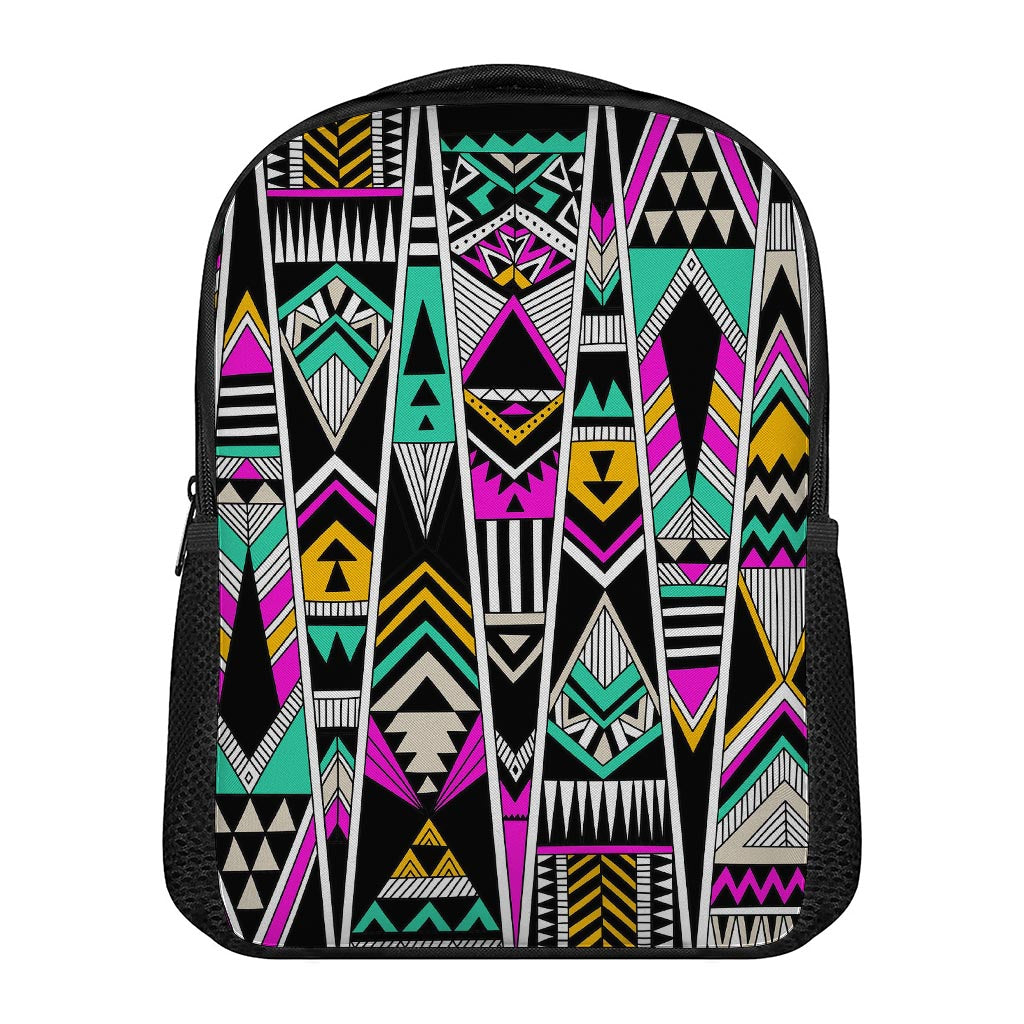 Vintage Tribal Aztec Pattern Print Casual Backpack