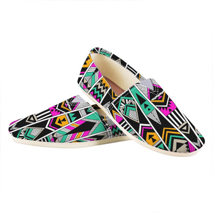 Vintage Tribal Aztec Pattern Print Casual Shoes