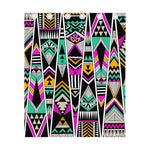 Vintage Tribal Aztec Pattern Print Curtain