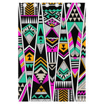 Vintage Tribal Aztec Pattern Print Curtain