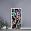 Vintage Tribal Aztec Pattern Print Door Sticker