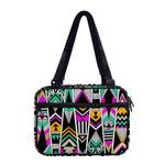 Vintage Tribal Aztec Pattern Print Double Strap Bible Bag