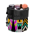 Vintage Tribal Aztec Pattern Print Drawstring Makeup Bag