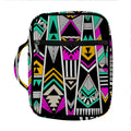 Vintage Tribal Aztec Pattern Print Front Pocket Bible Bag