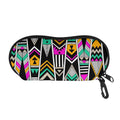 Vintage Tribal Aztec Pattern Print Glasses Case