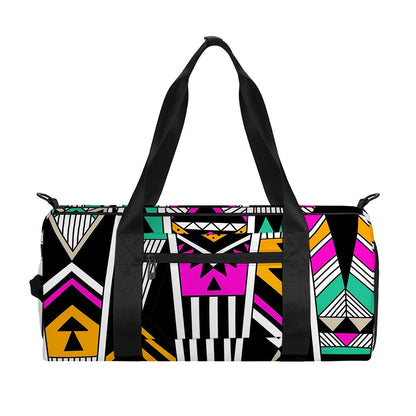 Vintage Tribal Aztec Pattern Print Gym Bag