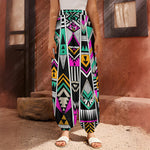 Vintage Tribal Aztec Pattern Print Harem Pants