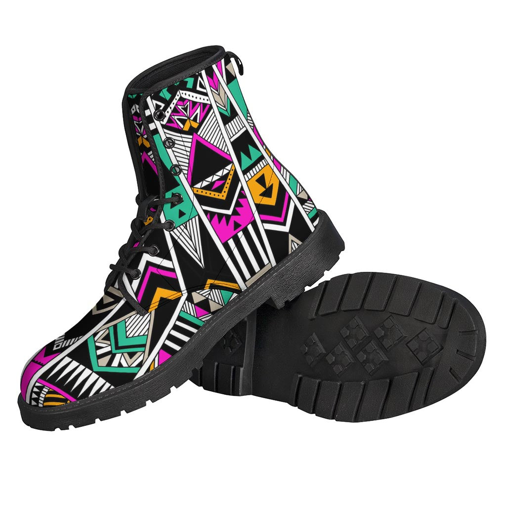Vintage Tribal Aztec Pattern Print Backpack