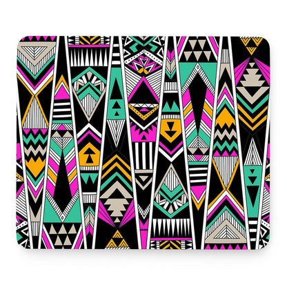 Vintage Tribal Aztec Pattern Print Mouse Pad
