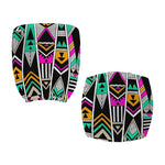 Vintage Tribal Aztec Pattern Print Office Chair Cover