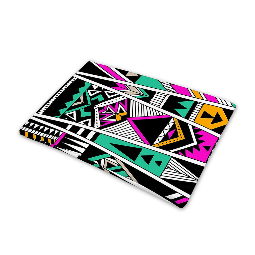 Vintage Tribal Aztec Pattern Print Pet Cooling Mat Cover