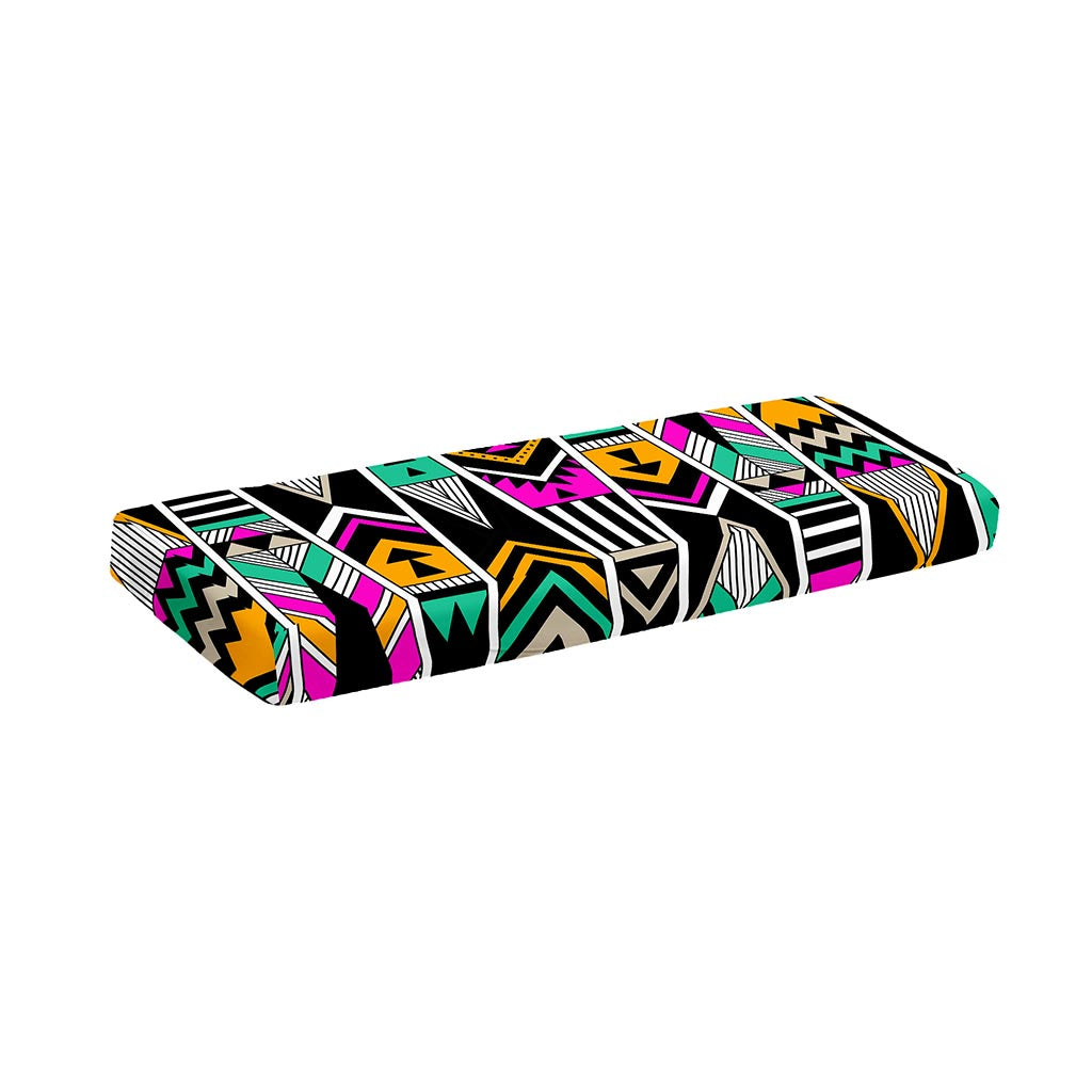 Vintage Tribal Aztec Pattern Print Piano Keyboard Cover