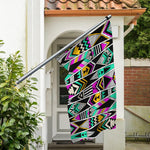 Vintage Tribal Aztec Pattern Print Polyester Flag
